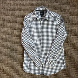 Daniel Hechter Blue and White Casual Button Down Shirt